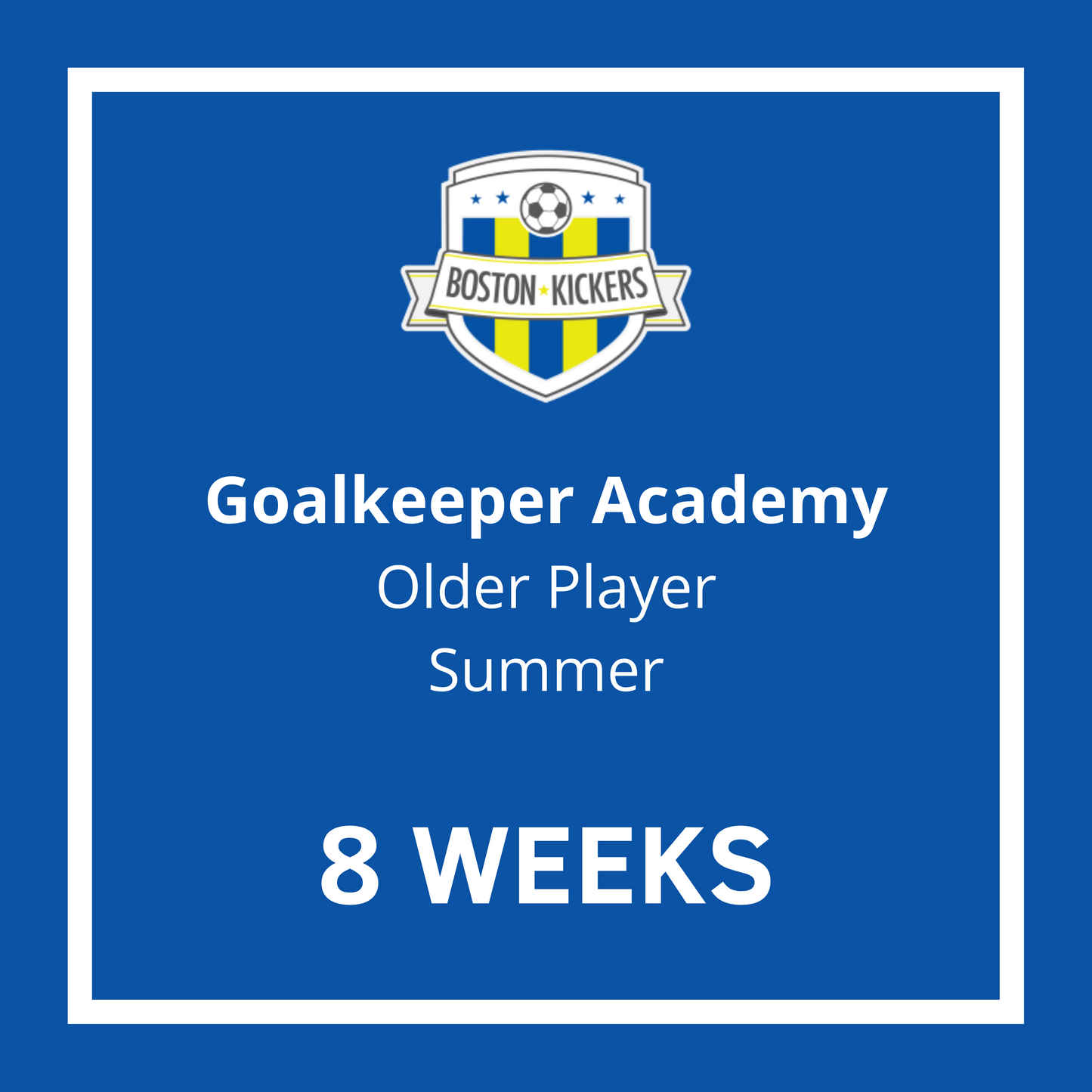 Goalkeeper Academy Older Player | 8 Weeks (32 Sessions)