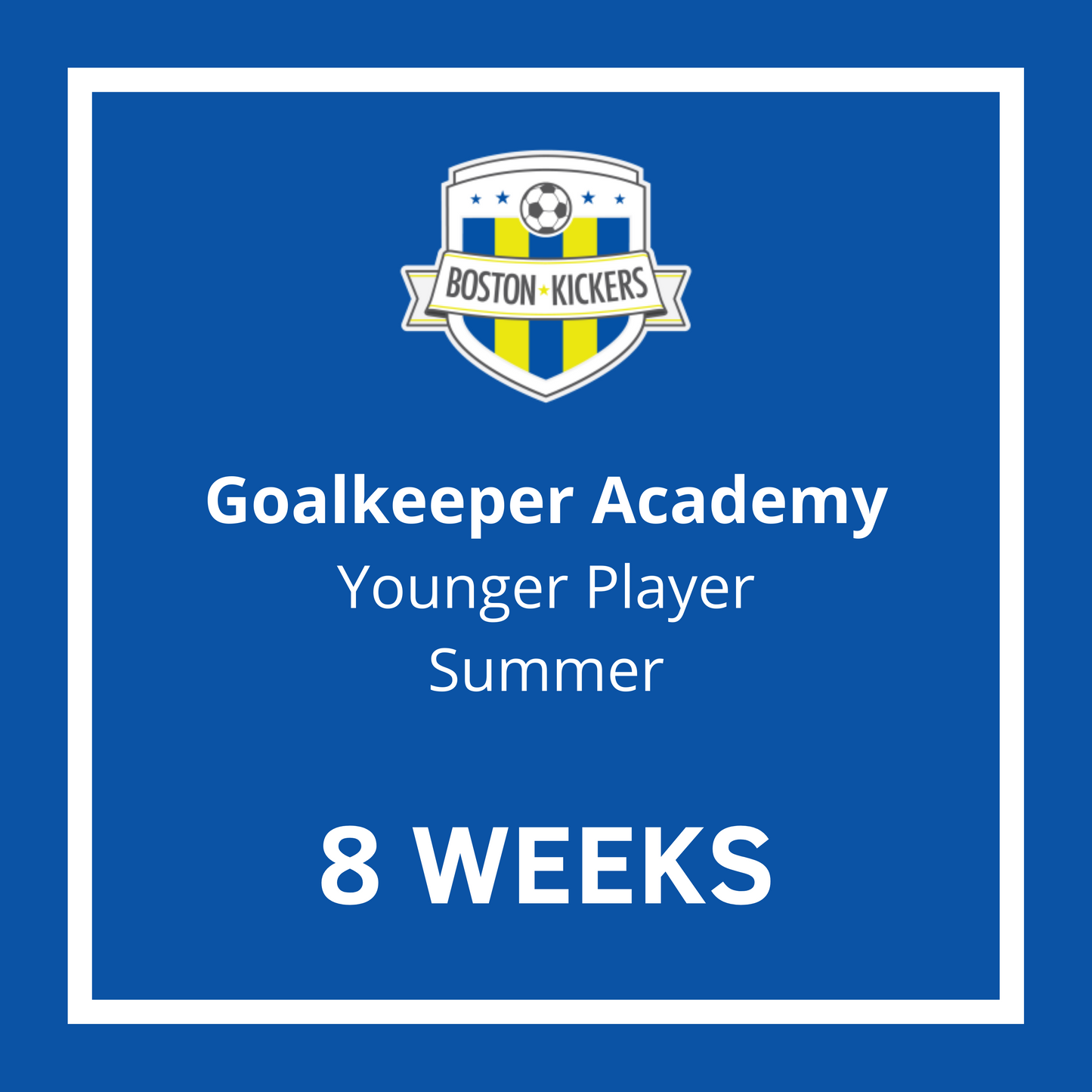Goalkeeper Academy Younger Player | 8 Weeks (32 Sessions)