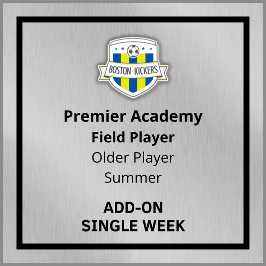 Premier Academy | Field Player | Older Player | Add-On Single Week