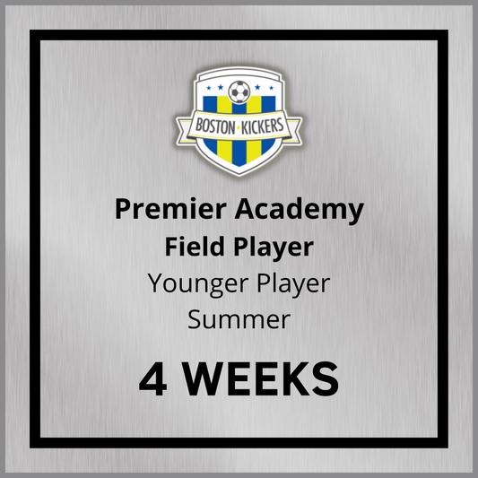 Premier Academy | Field Player | Younger Player | 4 Weeks (16 Sessions)