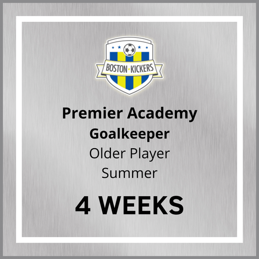 Premier Academy | Goalkeeper | Older Player | 4 Weeks (16 Sessions)