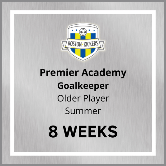 Premier Academy | Goalkeeper | Older Player | 8 Weeks (32 Sessions)