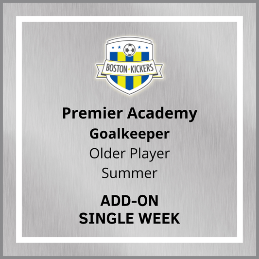 Premier Academy | Goalkeeper | Older Player | Add-On Single Week